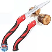 JOXOVODO 10 Inch Folding Saw Laser-Cut Teeth Pruning Saw for Tree Trimming, D