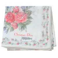 在飛比找Yahoo奇摩購物中心優惠-DIOR Christian Dior 浪漫玫瑰花朵圖騰品牌