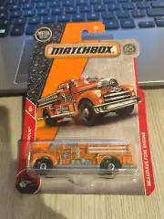 MatchBox in Blister Pack - Seagrave Fire Engine - Orange