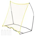 VEVOR 7x7FT Soccer Rebounder Portable Soccer Trainer Net with Portable Bag