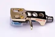 Gold plated Headshell, mount, cartridge and stylus, needle for Pioneer PL100, PL112D, PL115D, PL117D, PL120, PL300, PL400, PL510, PL514, PL514X, PL550, PL570, PL1170, MADE IN ENGLAND