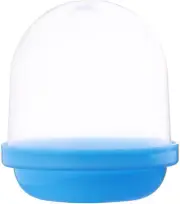 Entervending Acorn Shaped Empty Capsules, 1.1-inches Height, Plastic, Light Blue
