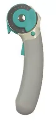 Christa Quilts Christa Watson Rotary Cutter 45mm Soft Touch, Grey