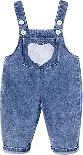 [Generic] Kids Pants Boys Children Toddler Kids Infant Baby Boys Girls Denim Patchwork Overalls Suspender Pants Outfits Clothes 18 Month Sweatpants