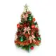 台灣製2尺/2呎(60cm)特級松針葉聖誕樹 (+紅金色系飾品組)(不含燈)YS-GPT02005