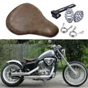 Aged Brown Motorcycle Large Solo Seat For Honda Shadow VLX 600 VT 600 Bobber UK
