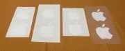 Apple Macintosh logo decal sticker silver White Color Set Of 8 iPad iPhone