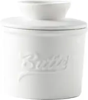Butter Crock with Spreader, French Butter Keeper with Water Line for Counter, th