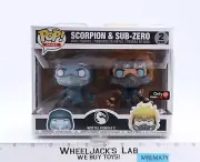 Scorpion & Sub-Zero Mortal Kombat X Funko Pop! GameStop Exclusive NEW SEALED