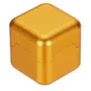 Billiard Magnetic Chalk Holder Aluminum Pool Chalk Holder Billiards Case, Golden