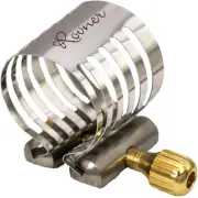 Ligature & Plastic Cap for Alto Standard Saxophone - Platinum Ligature for Hard