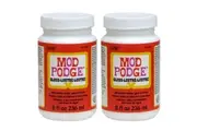 2x Mod Podge All-In-One Waterbase 236ml Gloss Glue Sealer Finish Craft Top Coat