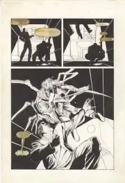 Psi Lords #1 pg 14 by Mike Leeke Half Splash - Valiant
