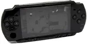 OSTENT Full Housing Shell Faceplate Case Part Replacement Compatible for Sony PSP 3000 Color Black
