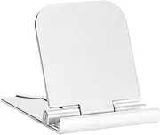 Desktop Phone Holder Adjustable Angle Mobile Phone Stand Folding Smartphone Stand Portable Foldable Desktop Mobile Holder Mobile Desk Mount for Viewing Reading