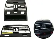 Compatible for BMW 7 Sereis F02 Rear Air Conditioning Outlet Panel Console Fresh Air Outlet Vent Grille Cover Auto Accessories(Model B)