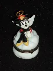 MIDWEST OF CANNON FALLS Porcelain Hinged Box PHB Disney MINNIE MOUSE ANGEL New