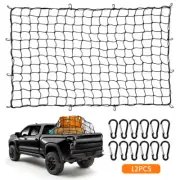 Car Trunk Net Nylon Elastic Cargo Mesh Net Storage Organizer For Ford F150 F250