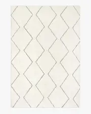 185' x 275' | Machine Washable Runner Rug | Kid & Pet Friendly | Indoor Rug | Moroccan Zigzag Plush Rug | Ruggable