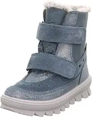[Superfit] Girls' Flavia Warm Lined Gore-Tex Snow Boots, Blue 8000, 10 AU
