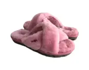 UGG FUZZETTE WILDBERRY MOCASSIN SLIP ON SANDAL US 7 / EU 38 / UK 5