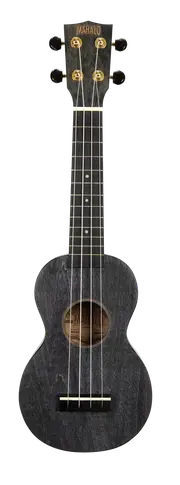 Mahalo Slimline Soprano Ukulele Transparent Black MS1TBK