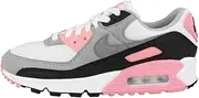 [Nike] Women's Race Running Shoe, White Particle Grey Rose Black, 7.5 us