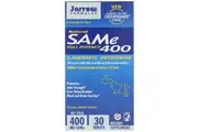 Jarrow Formulas SAMe Natural SAM-e S-Adenosyl-L-Methionine 400 - 400mg 30 Enteric Coated Tablets
