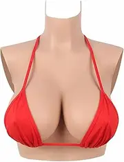 [ZSWN] Artificial Silicone Filling Breast Forms Realistic Crossdresser Breastplate Prosthesis for Mastectomy Drag Queen