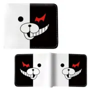 New Monokuma Bear Face Style A DANGANRONPA BiFold Wallet Credit Card Billfold