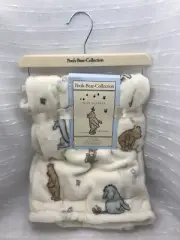 Disney Winnie the Pooh Plush Baby Bear Blanket Neutral Security Eeyore Piglet