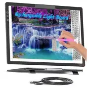 Rechargeable A4 Copy Tracing Light Pad with Type-C Port, A4-Rechargeable Black