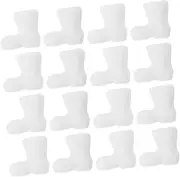 GAROZATION 100pcs Mini Christmas Ornaments Christmas Boots Ornament Santa Claus Boots Mini Shoes Christmas Boots Decor Doll Shoes