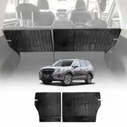 Back Seat Protector for Subaru Forester 2018-2024 All Weather Heavy Duty Car Seat Kick Mats Cover