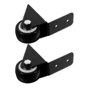 2 Pcs Silent Casters Dresser Drawer Wheels Replacement Furniture Office Work