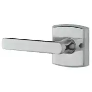 Baldwin 5485V260LDM Estate Soho Lever Set w/R026 Soho Rose Polished Chrome