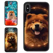 Plastic TPU Cover For iPhone XS 11 12 13 14 15 16 Pro Max adorable chow chow dog