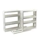 Cabinet Folding Organizer Sliding Spice Rack Organizer Kitchen Rotating8766