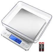 Small Kitchen Scale 500g/ 0.01g Small Gram Weight Scale Precision Lab Scales ...