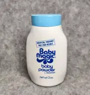 Vintage Baby Magic Baby Powder Mennen 2 Ounce Full Discontinued Great Shape