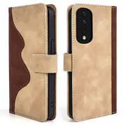 Mobile Phone Cover for Honor 80 Pro 5G,Scratch Proof Clasp Design Stand Wallet Cell Phone Case