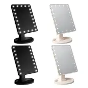 Makeup Mirror with Light for 360° Rotatable Make Up Mirror