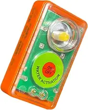 [Jlobnyiun] Life Vest Light - Waterproof LED Safety Light for Life Jackets | Floating Sea Water Light, Emergency Strobe for Boating, Boat Equipment