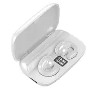 S19 Wireless Ear Clip Noise Reduction Bluetooth Bone Conduction No Delay Earphones White Earbuds