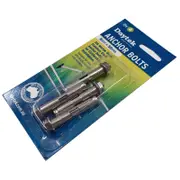Daytek 8 x 50mm Stainless Steel Clothesline Anchor Bolt - 4 Pack