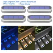 Solar Deck Light Outdoor Solar Lighting Stair Lamp Waterproof IP68 30 LEDs Fence