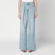 [HAIKURE] Wide-leg Candy jeans in light blue 28 Blue