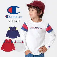在飛比找蝦皮購物優惠-日本 Champion 冠軍 嬰幼兒童長袖棉T衣服 休閒 運