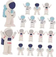 Luxshiny 48pcs Astronaut Cartoon Erasers for Pencils Classroom Supplies Rewards for Behavior Academic Achievements Cute Learning Incentives