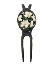 Magnolias The Masters Augusta Golf Club Golf Ball Marker + Black Divot Tool
